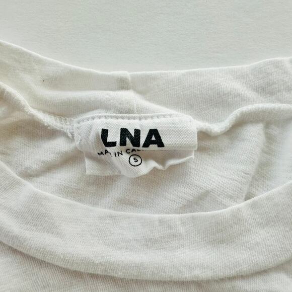 LNA Clothing Extreme Desert Size Small Cutout Crewneck Tee Cotton Cap Sleeve - Picture 4 of 5